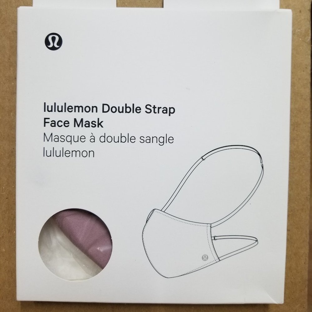 Lululemon Double Strap Face Mask in Vintage Mauve